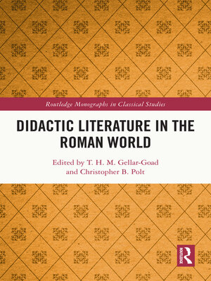 cover image of Didactic Literature in the Roman World
